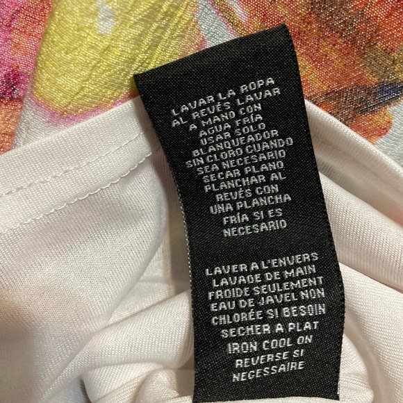 Zac & Rachel 1X Bell Sleeve On or Off Shoulder Floral Dress Fully Lined 13033 - Picture 5 of 9